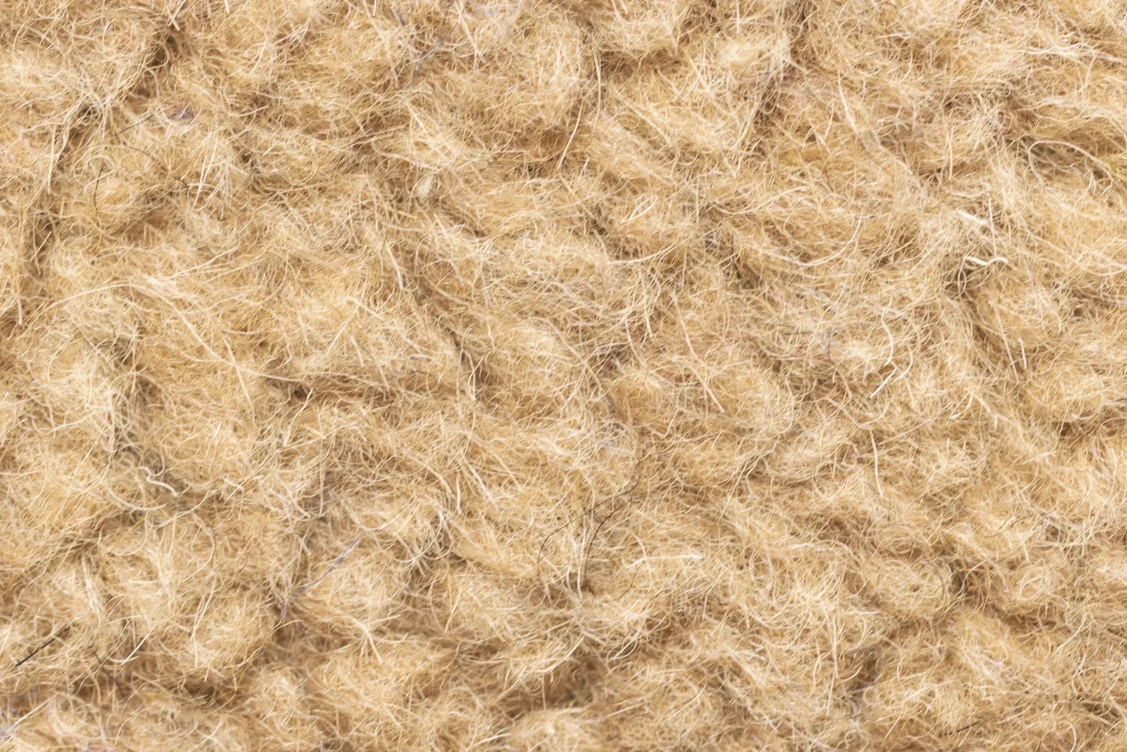 Close-up look of wool boucle fabric.