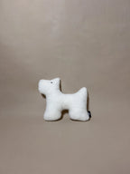 Soft cashmere plush pet toy featuring textural cashmere material, ideal for all pets of all sizes. 