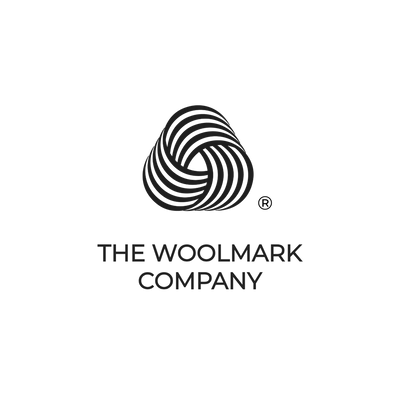 Logo of The Woolmark Company on a white background